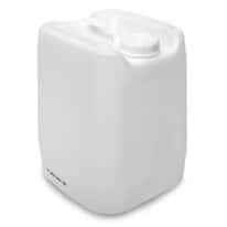 Cole-Parmer Economical Square HDPE Carboy w/ Handle, 20 L (5 Gal), 4/CS