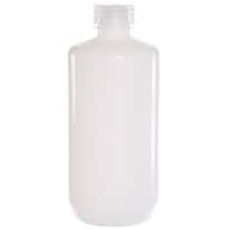 Cole-Parmer Economy Narrow-Mouth Plastic Bottle, HDPE, 500mL (16oz); 12/PK