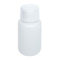 Cole-Parmer Economy Wide-Mouth Plastic Bottle, HDPE, 60mL (2oz); 72/PK