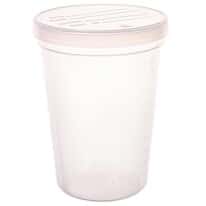 Cole-Parmer Graduated Sample Container, PP, 8 oz, Nonsterile; 500/CS