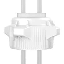 Cole-Parmer 205-7102-CP Carboy Cap, 83 mm, 2 x 1/4" Tubing; 1 Ea