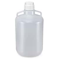 Cole-Parmer FDA-Compliant Carboy w/ Handles, PP; 20L (5 gal)