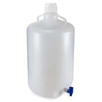 Cole-Parmer FDA-Compliant Carboy w/ Spigot and Handles, PP; 50L (13 gal)