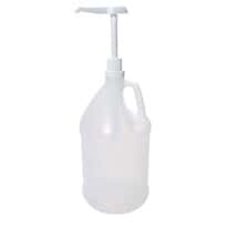 Cole-Parmer Plunger Dispenser Bottle, HDPE, 1 Gallon, 2/pk