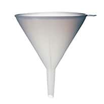 Cole-Parmer Large Industrial-Size Low-Density Polyethylene Funnel, 4 L