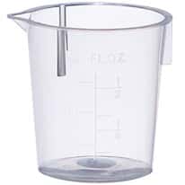 Cole-Parmer Plastic Beaker, Transparent PP, 15 mL, 100/pk
