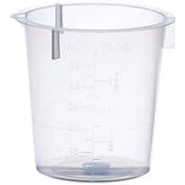 Cole-Parmer Plastic Beaker, Transparent Polypropylene, 50 mL, 100/pk