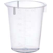 Cole-Parmer Plastic Beaker, Transparent PP, 150 mL, 100/pk