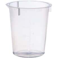 Cole-Parmer Plastic Beaker, Transparent PP, 250 mL, 50/pk