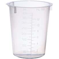 Cole-Parmer Plastic Beaker, Transparent Polypropylene, 400 mL, 50/pk