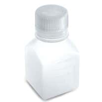 Cole-Parmer Autoclavable Media Bottles, Square Plastic, PPCO, 125 mL (4.2 oz); 12/Pk