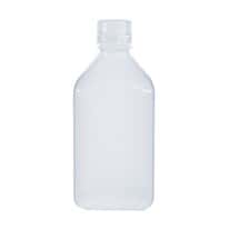 Cole-Parmer Autoclavable Media Bottles, Square Plastic, PPCO, 1000 mL (33.8 oz); 6/Pk