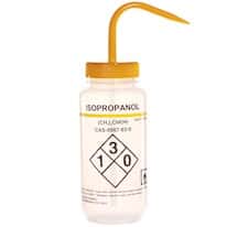 Cole-Parmer Safety Wash Bottle, LDPE, Isopropanol, 500mL (16oz); 6/PK