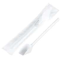Cole-Parmer Long-Handled Lab Sampling Scoops, HDPE, 100 mL (3.38 oz); 50/PK
