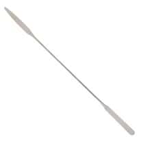 Cole-Parmer Nickel/SS Lab Spatulas with 1.63" Flat Rounded and Flat Tapered Ends; 3/PK