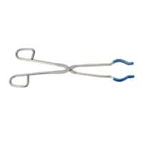 Cole-Parmer Stainless Steel Tongs with Silicone Tips; 12"
