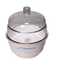 Cole-Parmer Desiccator, PP/PC/Neoprene, 6" dia