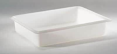 Cole-Parmer High-density polyethylene utility tray, 17 3/4" x 14" x 4"