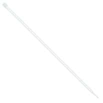 Cole-Parmer 40 Pound Nylon Ladder Cable Zip Ties, 7.5" L, White; 1000/PK