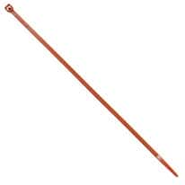Cole-Parmer 40 Pound Nylon Cable Zip Ties, 8" L, Orange; 1000/PK