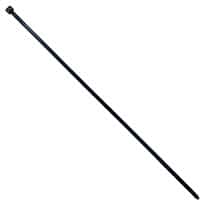 Cole-Parmer 50 Pound Nylon Cable Zip Ties, 12.0" L, Black; 1000/PK
