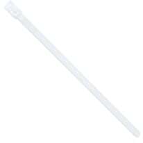 Cole-Parmer 50 Pound Nylon Reusable Releasable Cable Zip Ties, White, 7.9" L; 1000/Bag