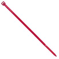 Cole-Parmer 18 Pound Nylon Cable Zip Ties, 4" L, Red; 1000/PK