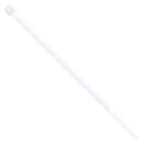 Cole-Parmer 18 Pound Nylon Cable Zip Ties, 4" L, White; 100/PK
