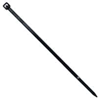 Cole-Parmer 18 Pound Nylon Cable Zip Ties, 4.0" L, Black; 100/PK