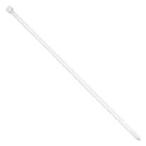 Cole-Parmer 120 Pound Nylon Cable Zip Ties, 14.5" L, White; 100/PK
