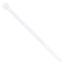 Cole-Parmer 11 Pound Nylon Cable Zip Ties, 2.5" L, White; 100/CS