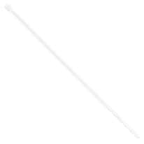 Cole-Parmer 18 Pound Nylon Cable Zip Ties, 6.0" L, White; 100/CS
