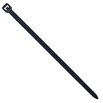 Cole-Parmer 40 Pound Nylon Cable Zip Ties, 4.0" L, Black; 100/CS