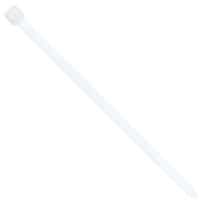 Cole-Parmer 40 Pound Nylon Cable Zip Ties, 4.0" L, White; 100/CS
