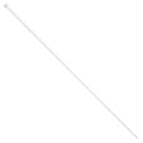 Cole-Parmer 40 Pound Nylon Cable Zip Ties, 17.0" L, White; 100/CS