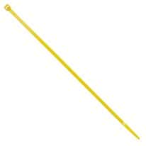 Cole-Parmer 40 Pound Nylon Cable Zip Ties, 8.0" L, Yellow; 1000/CS