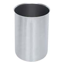 Cole-Parmer Stainless-Steel Griffin-Style Beaker with Easy-Pour Rim, 3000 mL