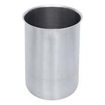 Cole-Parmer Stainless-steel Griffin-style beaker with easy-pour rim, 4000 mL