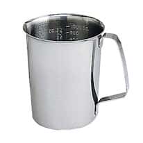 Cole-Parmer Stainless steel graduated pouring beaker, 16 oz/500 mL