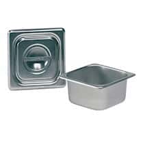 Cole-Parmer Square Utility Pan, 304 SS, Medium Gauge, 1-1/4 qt