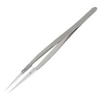 Cole-Parmer Stainless Steel Tweezer with Ceramic Fine Thin Tips, 13.5 cm