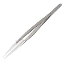 Cole-Parmer Stainless Steel Tweezer with Ceramic Fine Pointed Tips, 14 cm