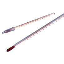 Cole-Parmer Dry Block/Incubator Liquid-In-Glass Thermometer; 0 to 80C, 100mm Immersion, Organic Liquid Fill