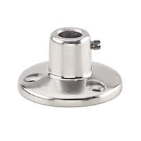 Cole-Parmer Lab Frame Foot, Nickel-Plated Zinc, 0 to 0.5" Dia Rod s