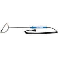 Cole-Parmer Type-J Roller Probe; 10.5" L 4" L Bow Mini-Connector, Exposed 5ft Coil Cord
