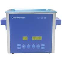 Cole-Parmer UC 200 Ultrasonic Cleaner with Digital Timer and Heat, 3 Liter, 120 VAC