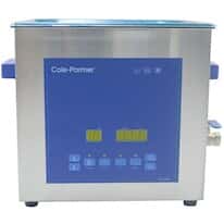 Cole-Parmer UC 200 Ultrasonic Cleaner with Digital Timer and Heat, 9 Liter, 230 VAC