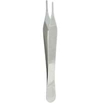 Cole-Parmer Standard Grade Adson Dressing Forceps, Serrated, 4 3/4"