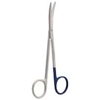 Cole-Parmer Metzenbaum Dissecting Scissors, Premium Grade, Blunt Point, Curved, 5.5".