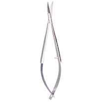 Cole-Parmer Microscissors, Premium Grade, Curved, 4".